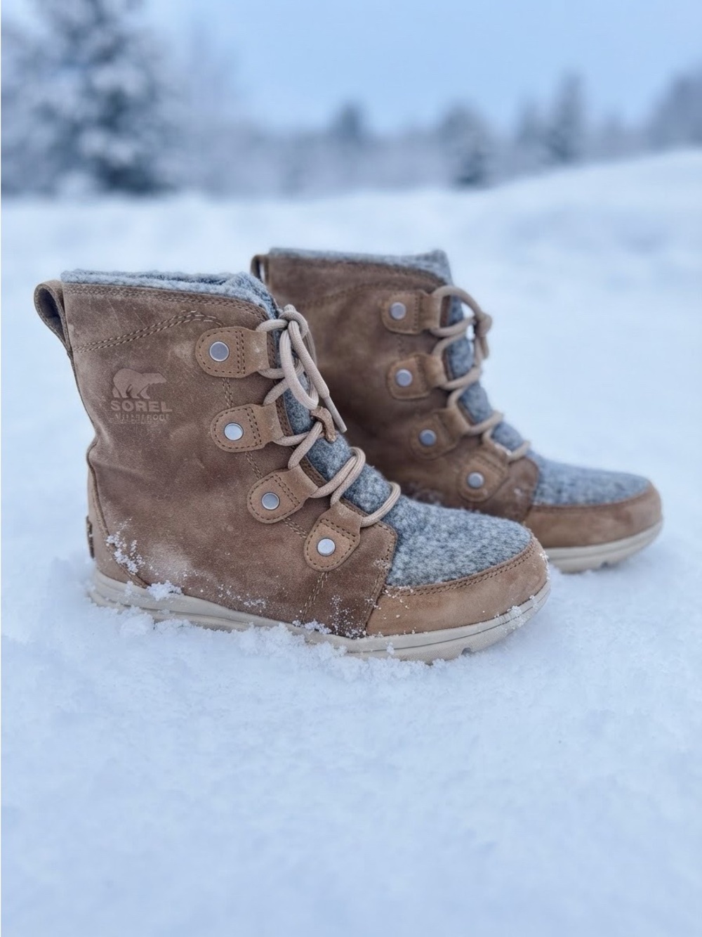 Sorel Ankle Suede Joan Explorer Winter Tough Boots